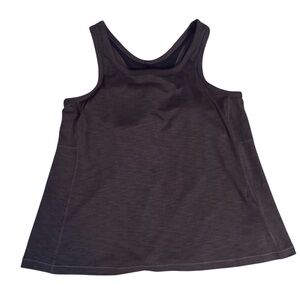 Prana Size 1X Gray Becksa Tank Top Athletic Athleisure Compression Gym Yoga